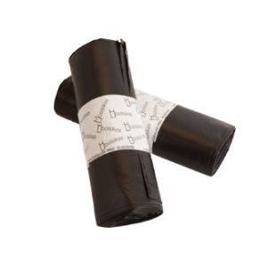 BBAD21 Bolsa de basura NEGRA industrial antigoteo.100L. 85x100