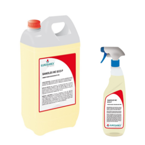 SANIOLEX WC ECO-P. Desodorante WC (Envase de 750 ml y garrafa de 5L)