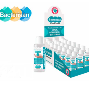 Bacterigel G-3 GEL 60 ml. Solución líquida antiséptica para la piel sana | VIRUCIDA - Bactericida - Levuricida | USO PURO | | Nº Registro AEMPS: 633-DES. (24 Unidades x 60 ml)