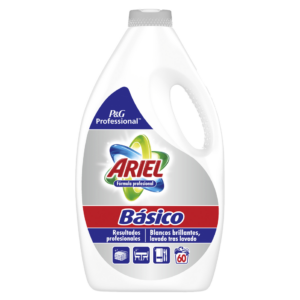 ARIEL BASICO. Detergente líquido para el lavado de tejidos. 3,025L (Caja de 2 unidades)