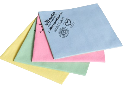 Bayeta r-MicronQuick. 38 x 40cm. Azul, Rojo, Verde, amarillo, blanco (Pack de 5 Uds)