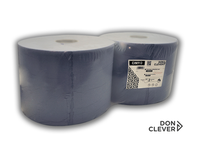 Celulosa Industrial AZUL LAMINADA 2 Capas; 3 kg. Pack de 2 Uds. "DON CLEVER" - Imagen 2