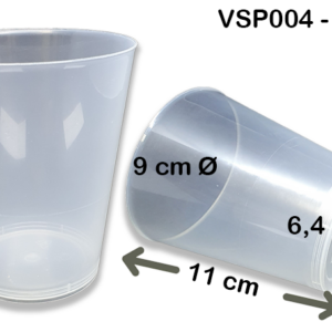 Vaso de Sidra Polipropileno 450 cc. Caja de 18 paquetes de 25 Uds. "MONDIS"
