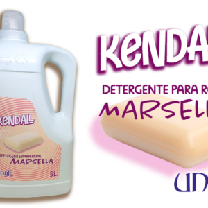 KENDAL Detergente para ropa Marsella. Caja de 3 garrafas de 5 L. "UNALL"
