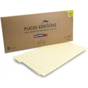 PACK 12 ADHESIVOS Recambio adhesivo para equipos de captura de insectos voladores HUNTER 44W