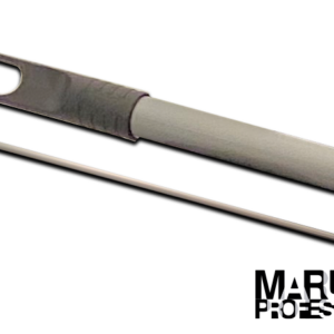 Palo metal gris plata rosca 140 cm. Pack de 12 palos "MARUJAS"