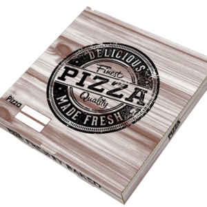CAJA PIZZA 33x33x3,5 KRAFT (Paq.100uds)