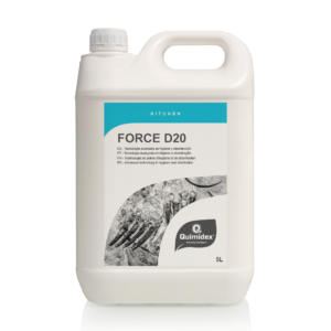 Quimidex. FORCE D20 Desengrasante en frío enérgico multiusos 5L.