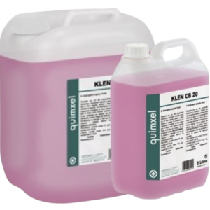 KLEN CB 20. Detergente líquido textil con alta concentración tensioactiva y humectante (Automático y Manual). 5L y 20L