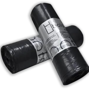 Bolsa de basura 85x105 negra industrial "suprema 110" BD con tecnología tricapa y anti goteo para cubos de 100 litros. Caja de 30 rollos de 10 bolsas.