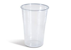 Vaso PP. Litro transparente. Reutilizable. Caja de 500 Uds en bolsas de 25 Uds.