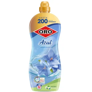 Suavizante Azul Oro 1,25 Litros. 80 Lavados para todo tipo de tejidos y colores.