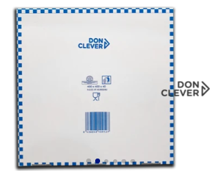 Caja para pizza de 40x40x4 cm estándar con impresión a 4 colores. Paquete de 50 cajas - Imagen 2