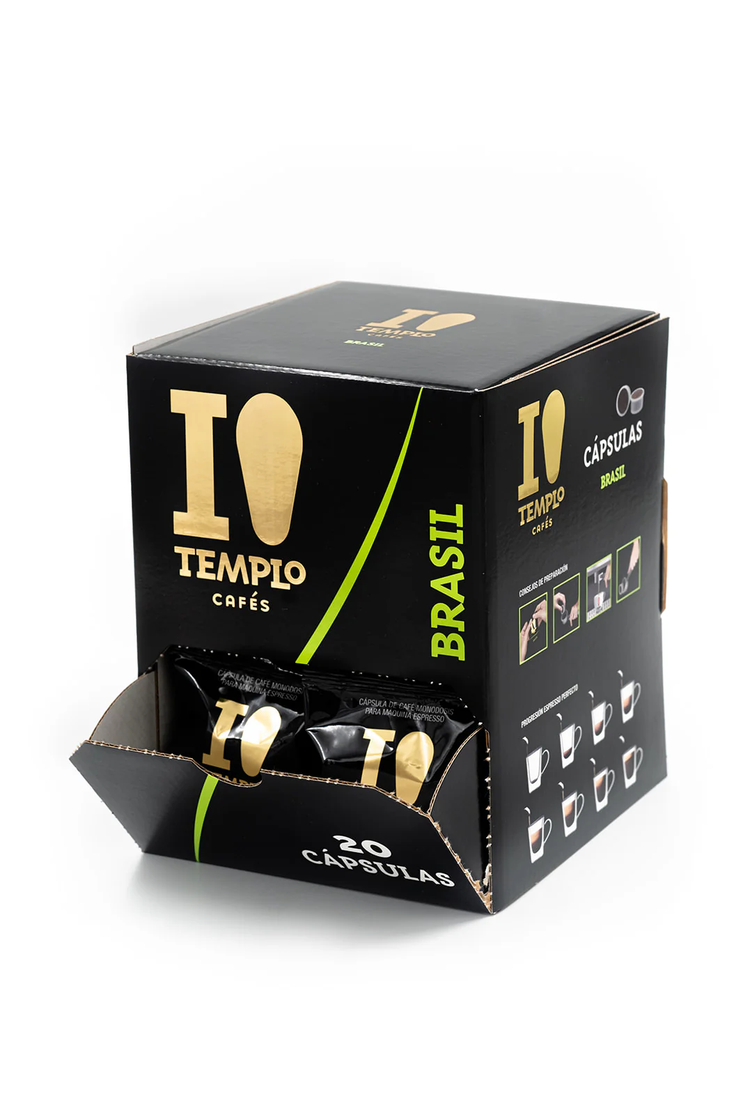 ¡SÚPER OFERTA! 8 Cajas de 20 Uds de Cafés Orígenes (Colombia, Brasil, Etiopía e India) + Máquina Café CANDI - Imagen 6