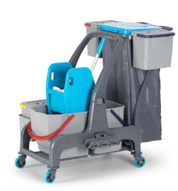 Carro R-Evolution Doble con manillar, saco y cubetas