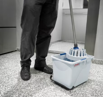 VILEDA. Cubo rectangular 15L. Ligero con escurridor (Unidad y Pack de 10 Uds) - Imagen 4