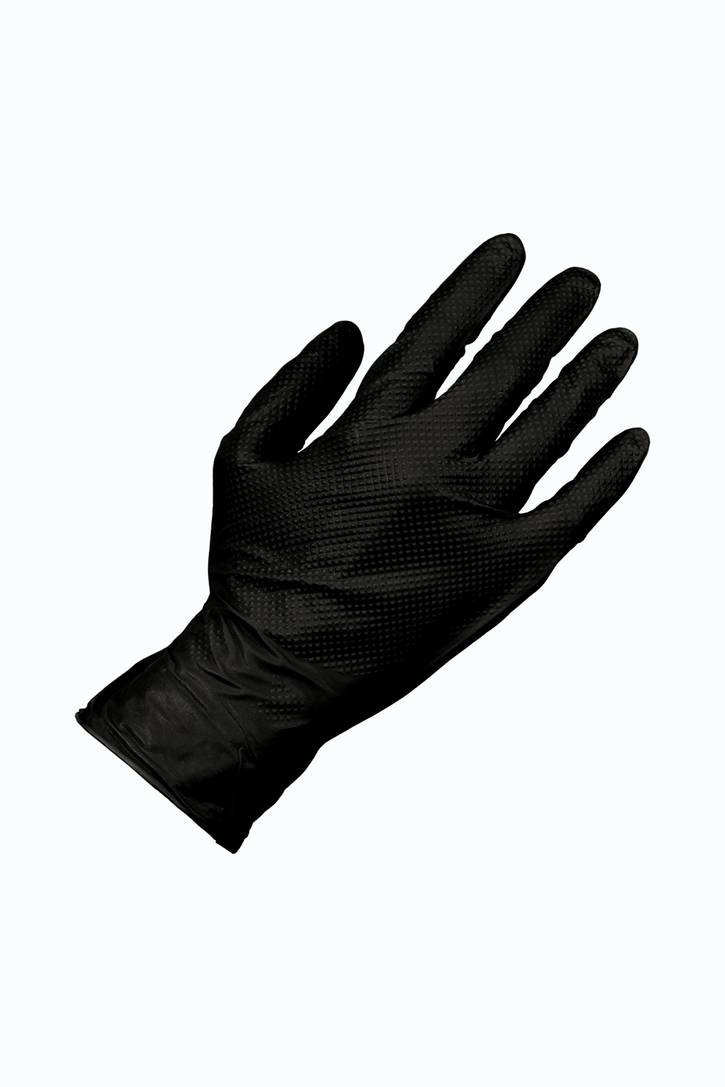 OMARE. Guante de Nitrilo sin polvo SUPERGRIP GLOVETROTTER DIAMANTADO. Caja de 100 Uds. Talla XXL. (Unidad y Caja de 10 Uds) - Imagen 2