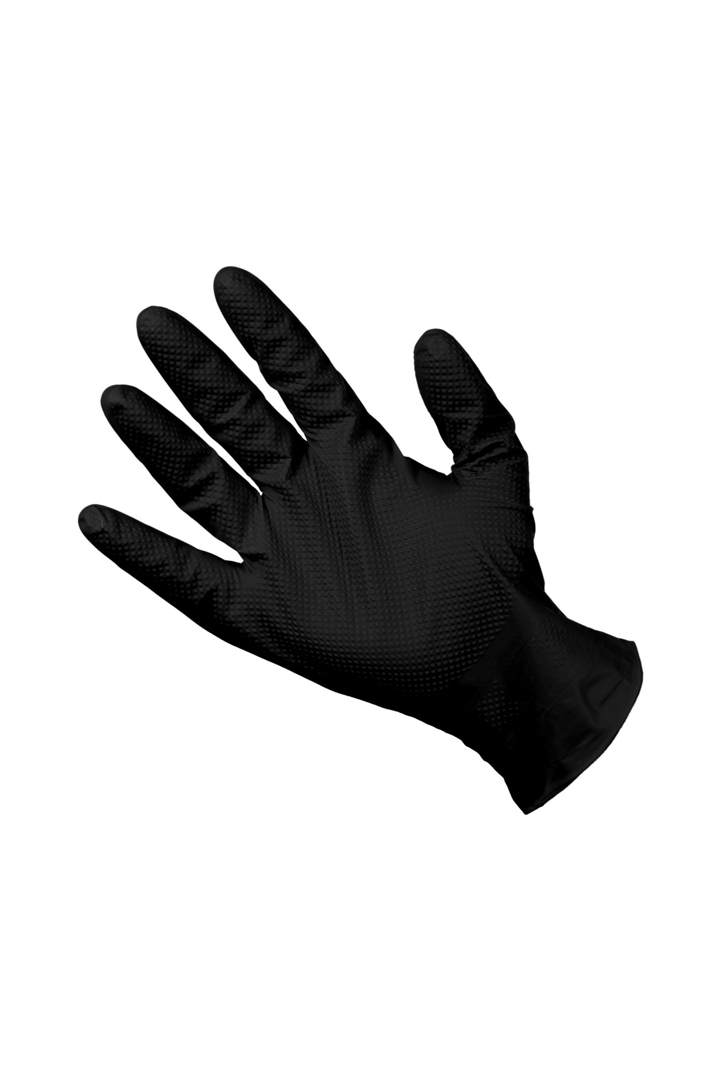 OMARE. Guante de Nitrilo sin polvo SUPERGRIP GLOVETROTTER DIAMANTADO. Caja de 100 Uds. Talla XXL. (Unidad y Caja de 10 Uds) - Imagen 3