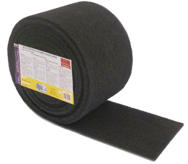 Rollo Estropajo Fibra Negra Extra. 6 M x 15 cm (Unidad y bolsa de 10 Uds)