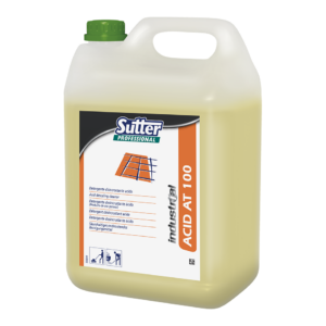 SUTTER. ACID AT 100 Detergente desincrustante ácido. 5L