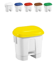 Contenedor AMICO 30 Litros con Pedal y Tapa - Amarillo