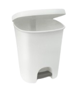 Cubo Papelera BOSTON 25 litros con Pedal y Tapa abatible