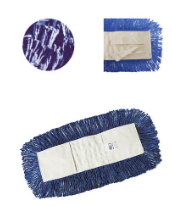 Mopas Azul Hilatura Open-end y tejido de lona tafetán