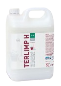 CHQUIMICA. TERLIMP H. Fregasuelos detergente neutro perfumado higo oceánico para todo tipo de suelos resistentes al agua 1L. (Unidad y Caja de 12 Uds)