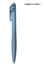 Bolígrafo Detectable Retráctil con clip TOP. (Tinta Color negra, azul, roja y verde) Caja de 50 Uds - Imagen 2