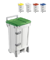 Contenedor PEGASUS DELUXE I. A. 100 Litros con Tapa y Pedal - Verde