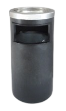 Papelera cenicero 28x28x60 cm. 25 litros