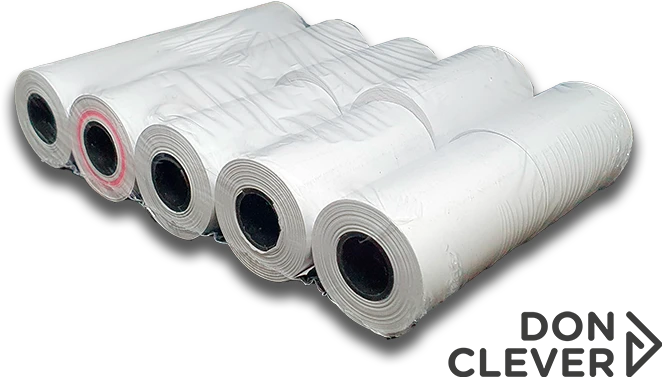 Rollo papel térmico datáfono 35 mm sin bisfenol-a (bpa). 57 mm de ancho y 35 de diámetro. Caja de 10 Paquetes x 10 Rollos